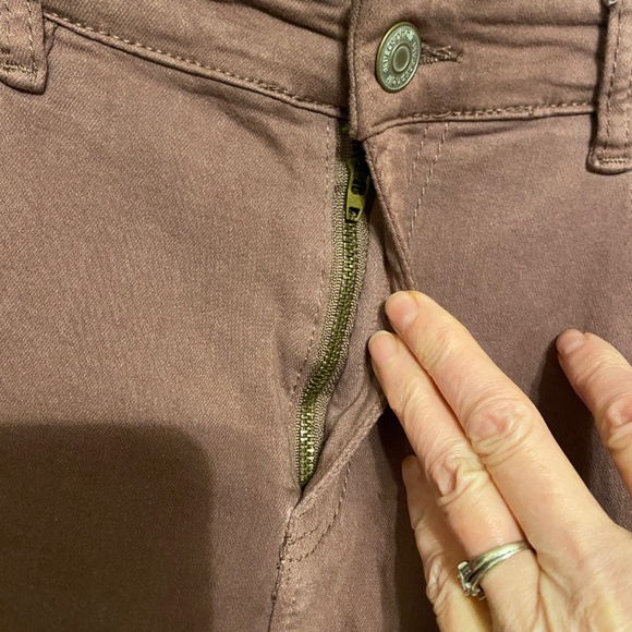 Womens' High Rise Skinny Rose Colored Jeans by Blue Asphalt Sz. L - Picture 7 of 16